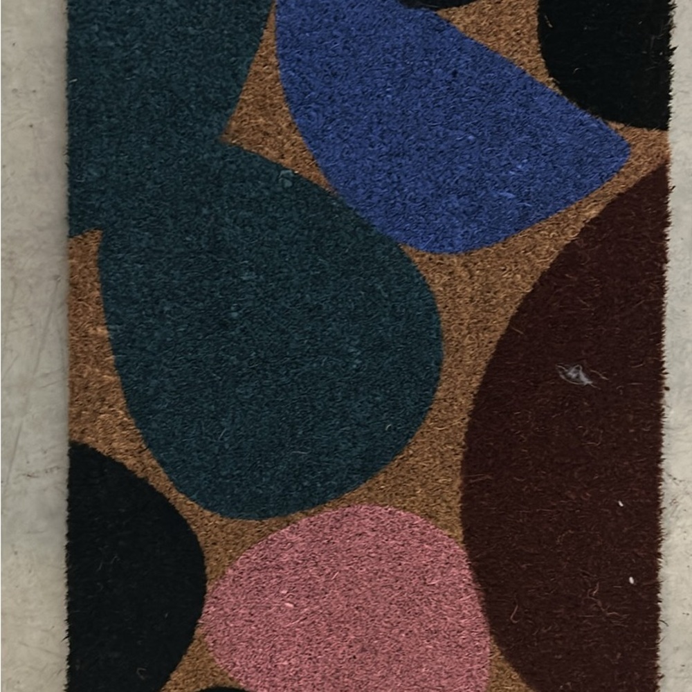 Essentials Multicolor Teardrop Doormat